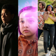 Different faces of characters (at least one of whom is a robot) appear in a montage image of movies playing at the 2022 Sundance Film Festival.